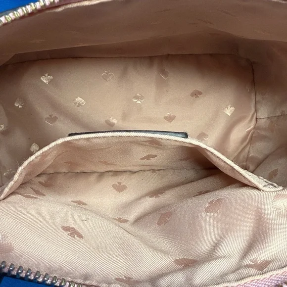 KATE SPADE ♠️ LOLA ROSE PINK GLITTER SHIMMER SPARKLE SATCHEL / HANDBAG / TOTE - Picture 16 of 17